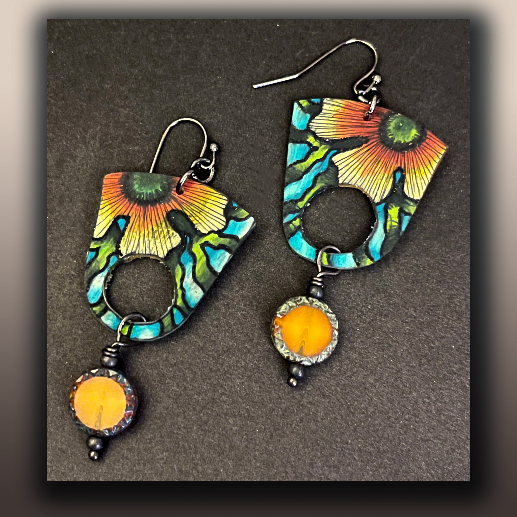 Sun Drenched Blooms SA Earrings