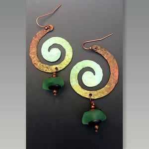 Spiral in Nature earrings